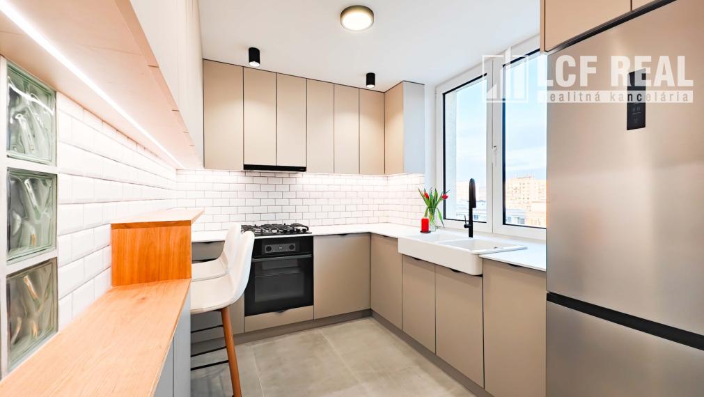 3-izb. zariadený byt po kompl. rekonštr. s loggiou, Košice-Juh