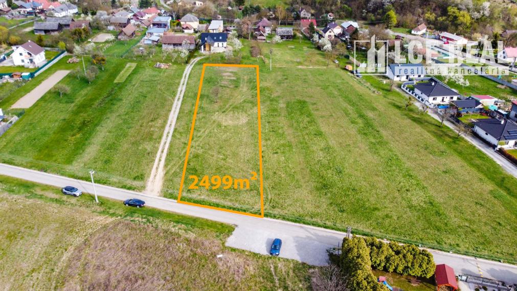 Ponúkame na predaj dva stavebné pozemky 625 m², Čakanovce