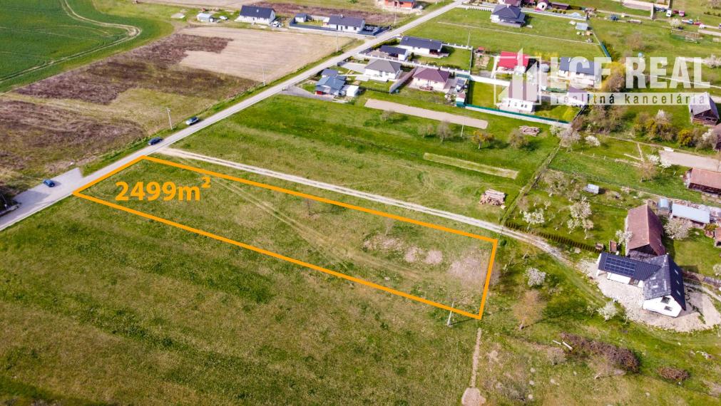 Ponúkame na predaj dva stavebné pozemky 625 m², Čakanovce