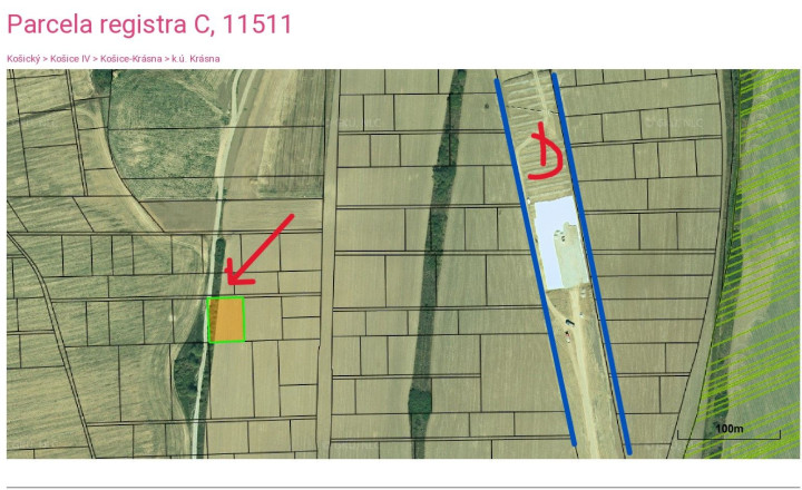 Investičné stavebné pozemky 1483 a 841 m2, Košice Krásna - fotografia 1